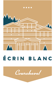 logo hotel écrin blanc à Courchevel